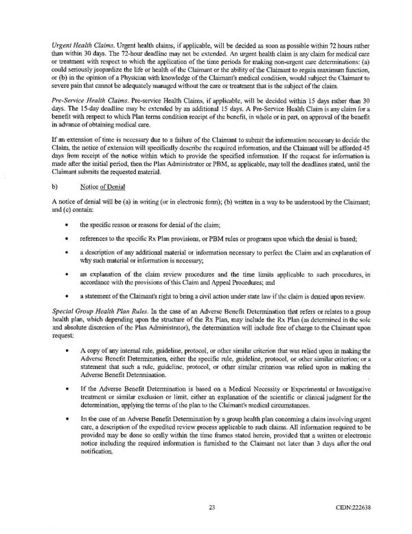 Richmond Community Schools Prescription Drug Benefit Plan - Page 27