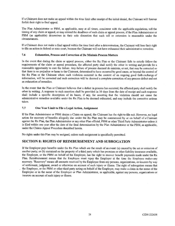 Richmond Community Schools Prescription Drug Benefit Plan - Page 32