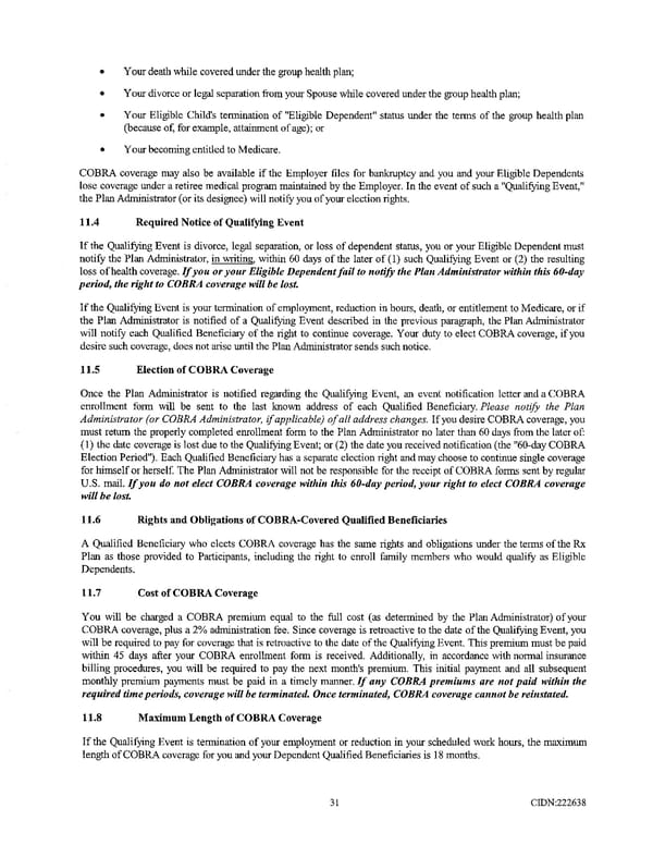 Richmond Community Schools Prescription Drug Benefit Plan - Page 35