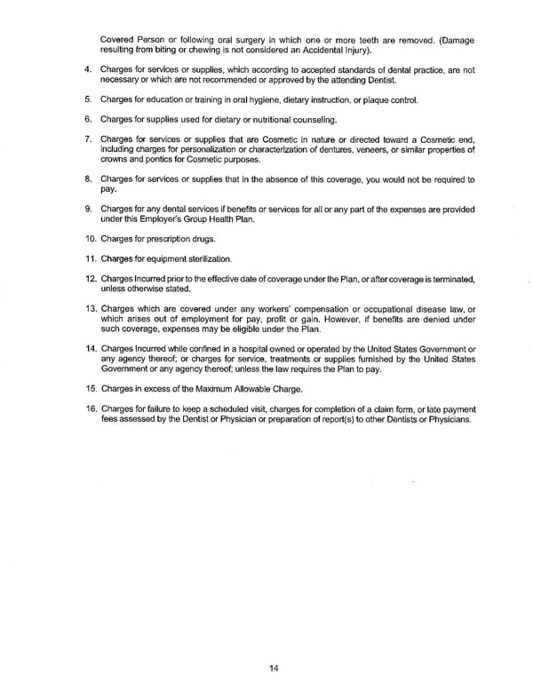 Dental and Vision Plan Document for Richmond Community Schools - Page 16