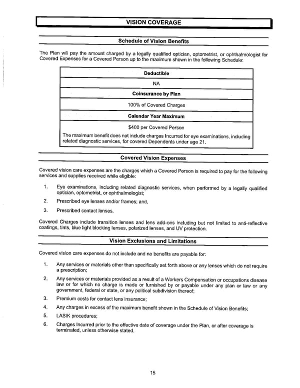 Dental and Vision Plan Document for Richmond Community Schools - Page 17
