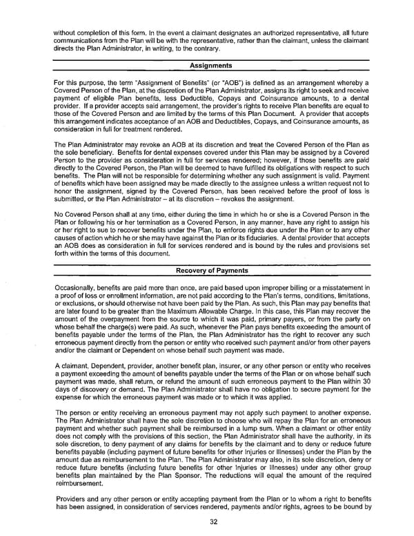 Dental and Vision Plan Document for Richmond Community Schools - Page 34