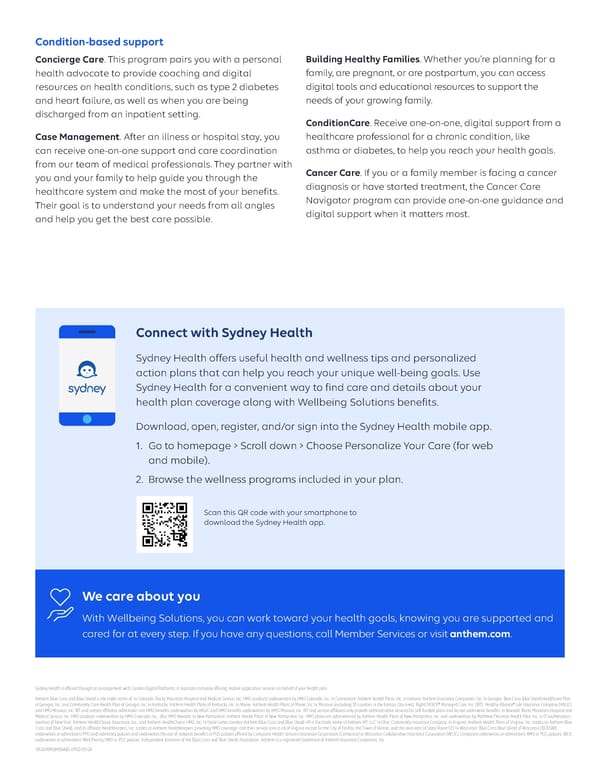 Wellbeing Solutions: Supporting Your Whole Health - Page 2