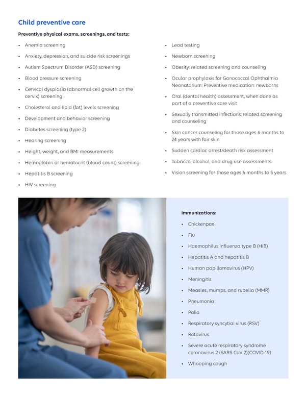Use Your Preventive Care Benefits - Page 3