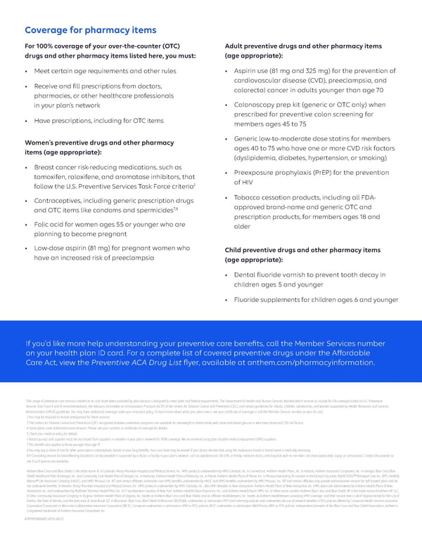 Use Your Preventive Care Benefits - Page 4