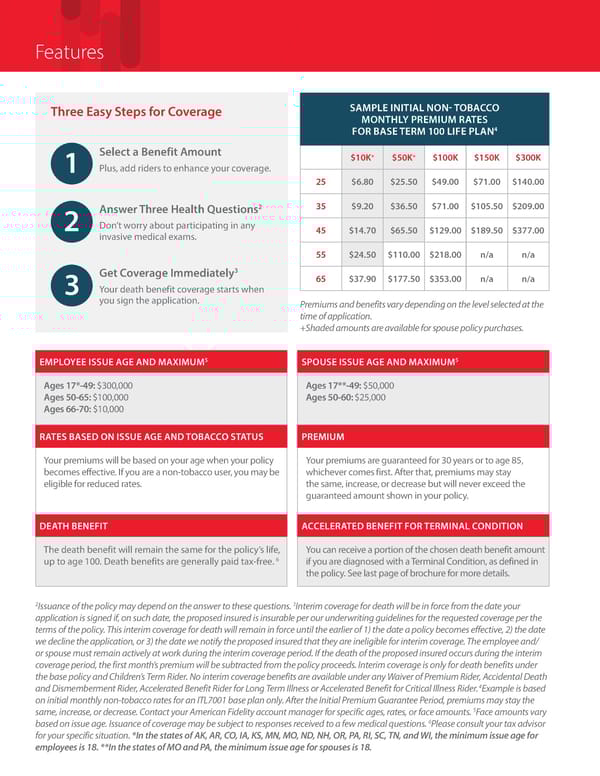 Term 100 Life Insurance Brochure - Page 2