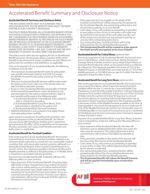 Term 100 Life Insurance Brochure - Page 4