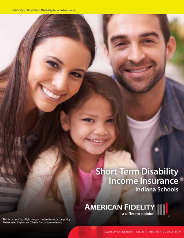 Short Term Disability  Indiana - Page 1