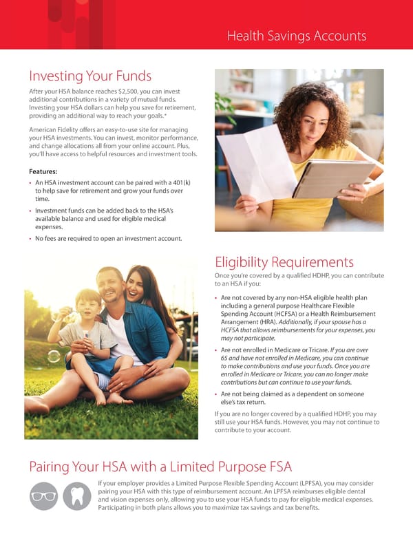 Understanding Health Savings Accounts (HSAs) - Page 3