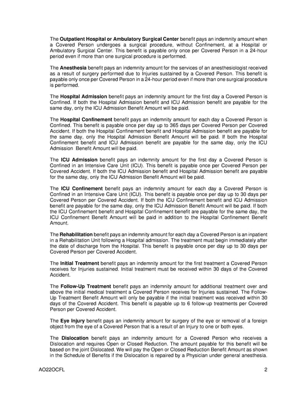 Accident Insurance Overview Level 4 - Page 6