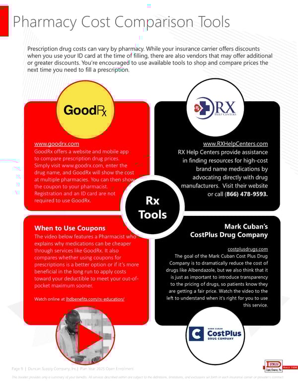 Duncan Supply Company Benefit Guide 2025 - Page 9