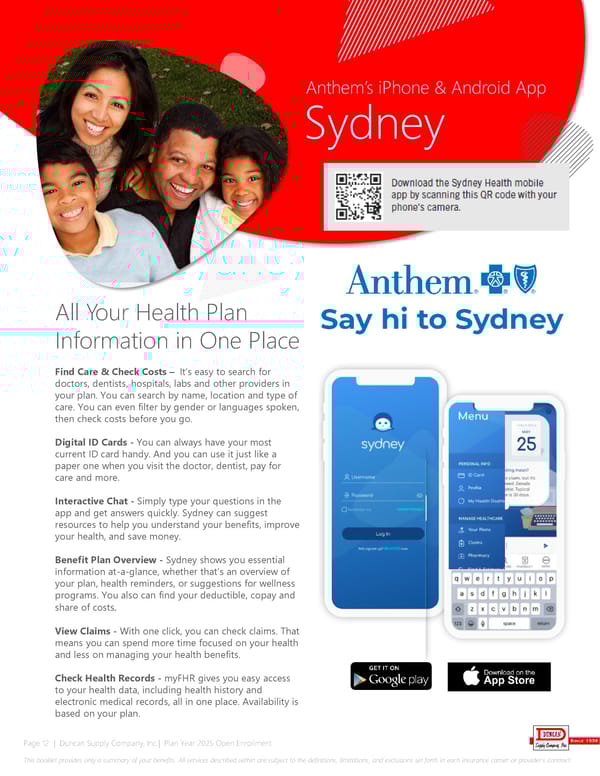 Duncan Supply Company Benefit Guide 2025 - Page 12