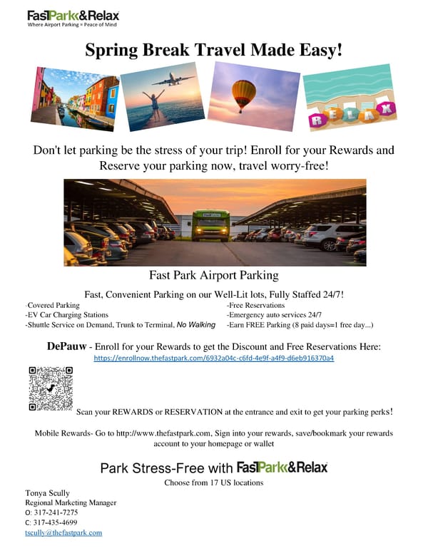 Fast Park & Relax: Airport Parking - Page 1