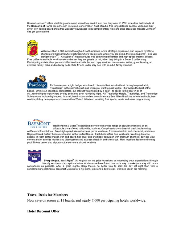 Wyndham Hotel Group - Page 4