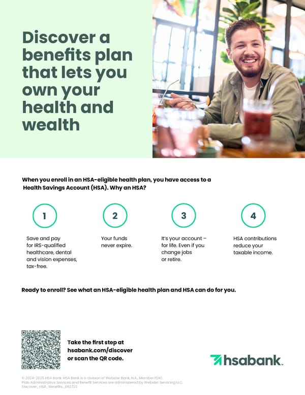 Explore the Benefits of an HSA-Eligible Health Plan - Page 1