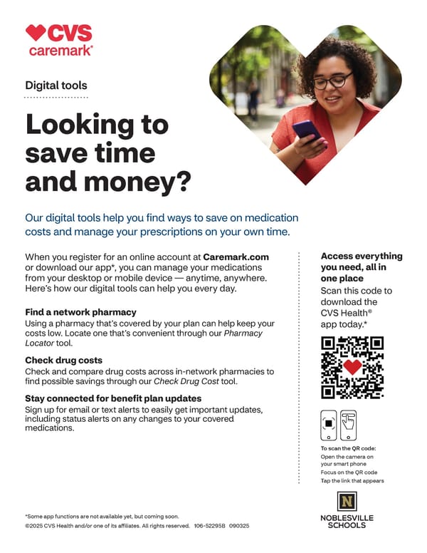 CVS Caremark Digital Tools Overview - Page 1