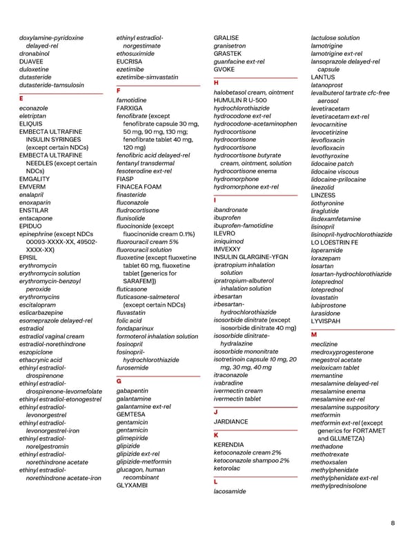 Performance Drug List - Page 8