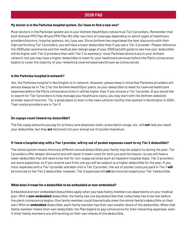 2026 Health Plan FAQ - Page 2
