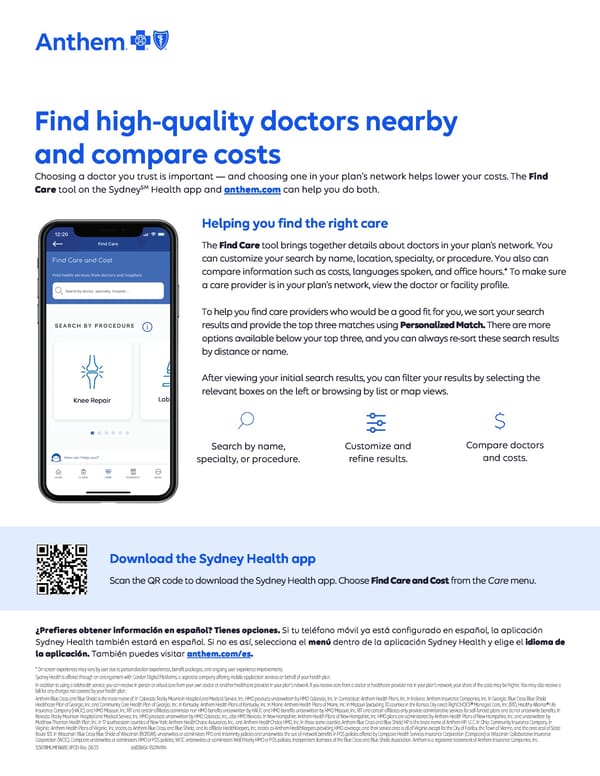 Find High-Quality Doctors Nearby and Compare Costs - Page 1