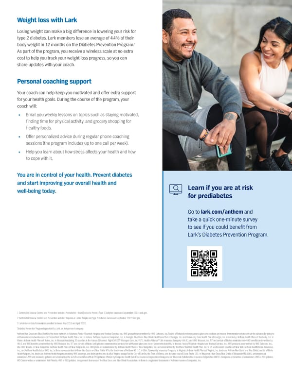 Personal Diabetes Prevention Coaching Program - Page 2