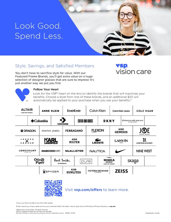 VSP Member Savings - Page 1