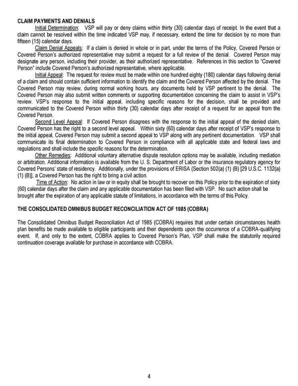 Certificate of Coverage - Page 5