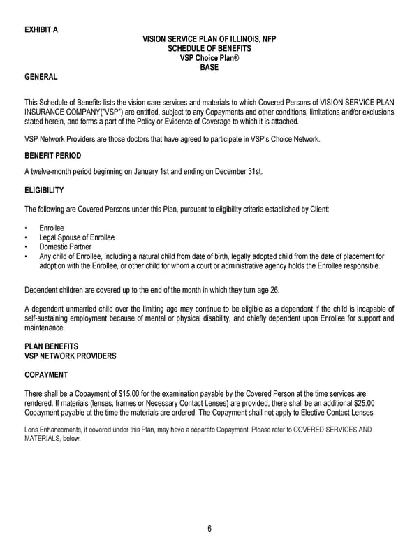 Certificate of Coverage - Page 7