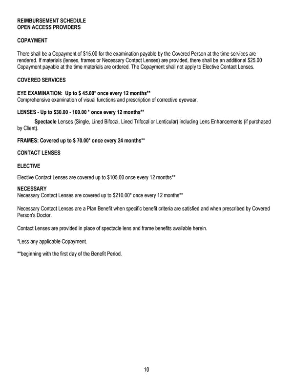 Certificate of Coverage - Page 11