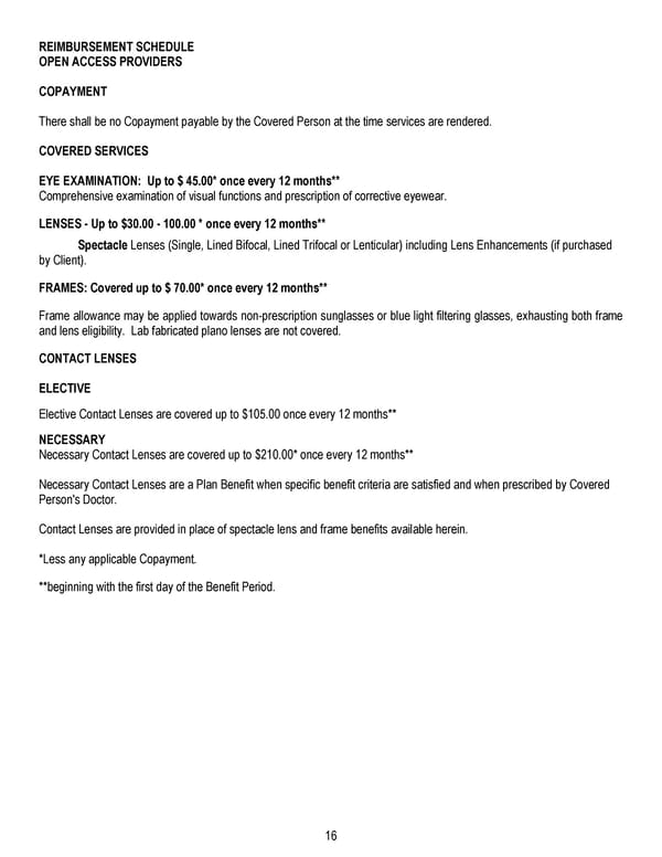 Certificate of Coverage - Page 17