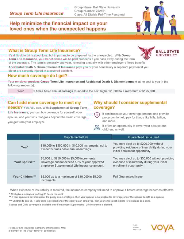 Group Term Life - Page 1