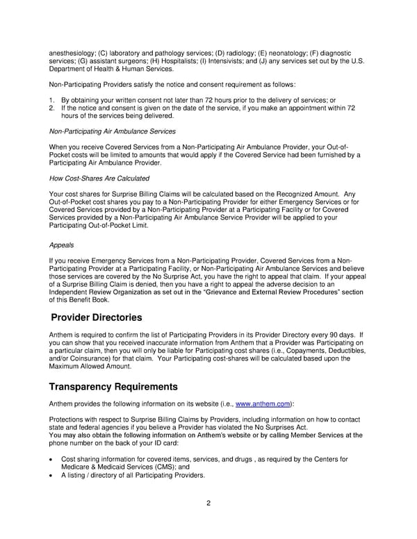 2025 Retiree Indemnity Plan Booklet - Page 3