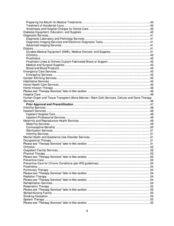 2025 Retiree Indemnity Plan Booklet - Page 10
