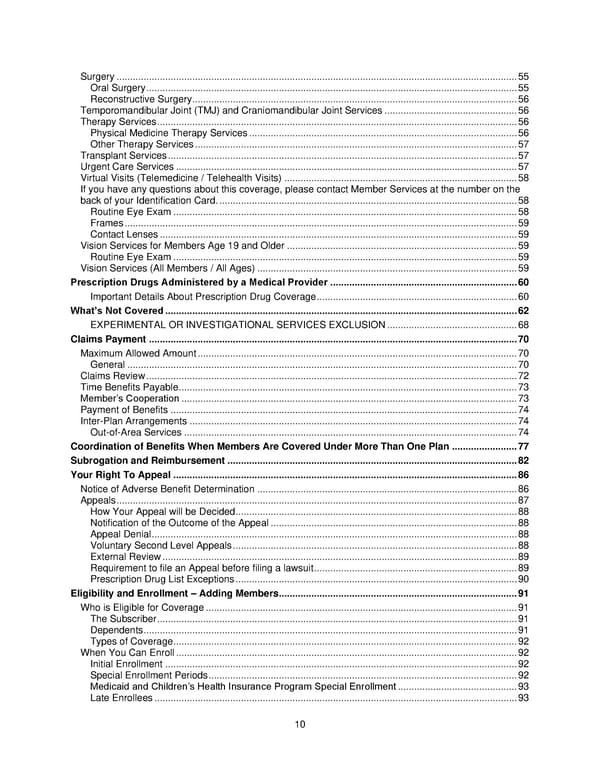 2025 Retiree Indemnity Plan Booklet - Page 11