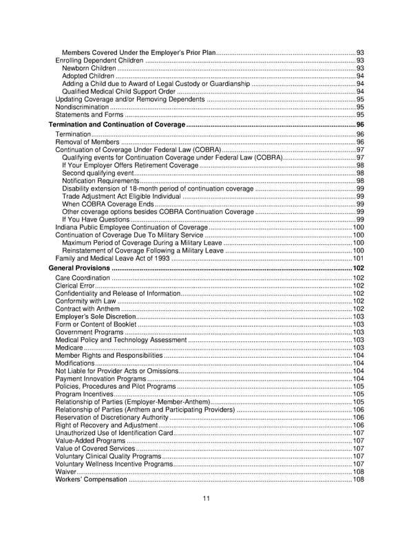 2025 Retiree Indemnity Plan Booklet - Page 12