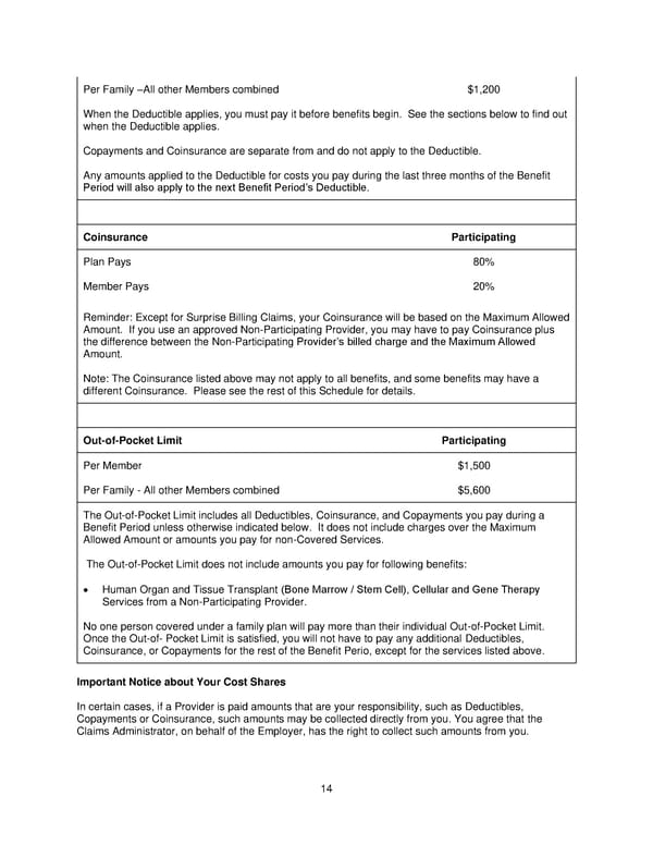 2025 Retiree Indemnity Plan Booklet - Page 15