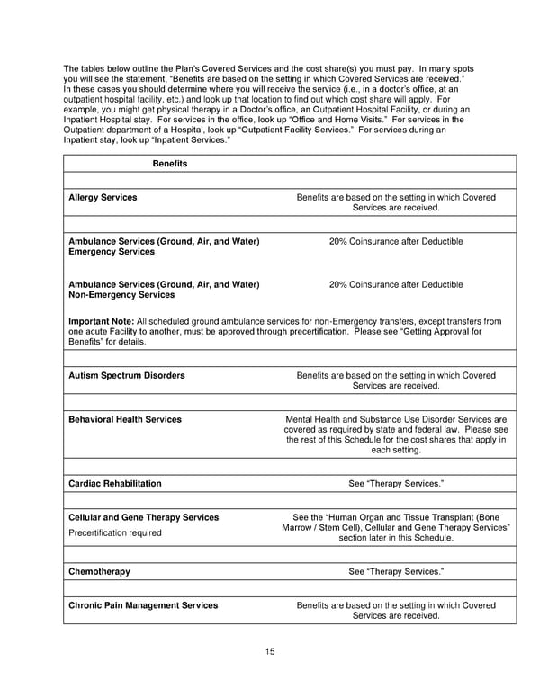 2025 Retiree Indemnity Plan Booklet - Page 16