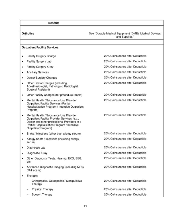 2025 Retiree Indemnity Plan Booklet - Page 22