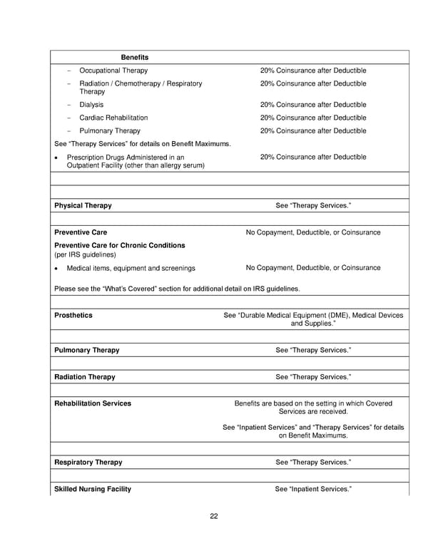 2025 Retiree Indemnity Plan Booklet - Page 23