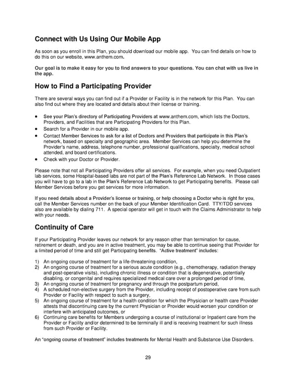 2025 Retiree Indemnity Plan Booklet - Page 30