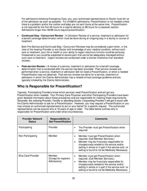 2025 Retiree Indemnity Plan Booklet - Page 33