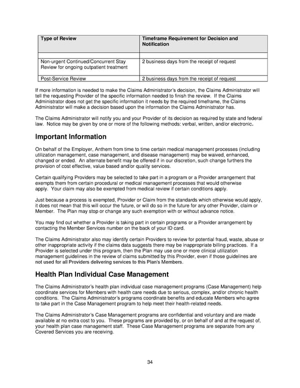 2025 Retiree Indemnity Plan Booklet - Page 35