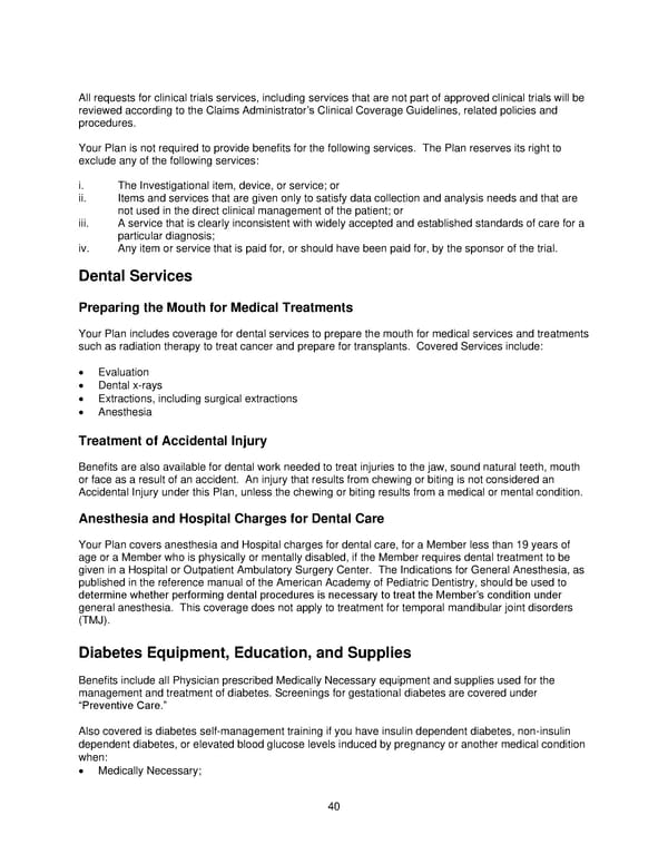 2025 Retiree Indemnity Plan Booklet - Page 41