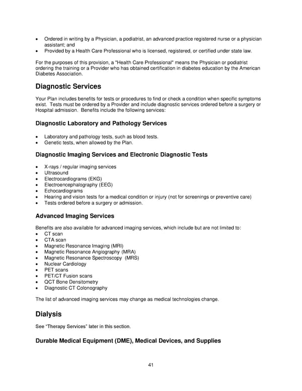 2025 Retiree Indemnity Plan Booklet - Page 42