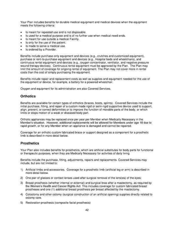 2025 Retiree Indemnity Plan Booklet - Page 43