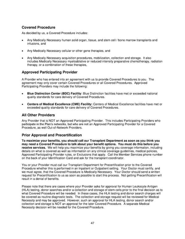 2025 Retiree Indemnity Plan Booklet - Page 48