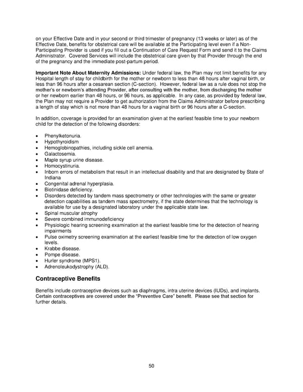 2025 Retiree Indemnity Plan Booklet - Page 51