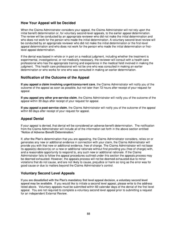 2025 Retiree Indemnity Plan Booklet - Page 89