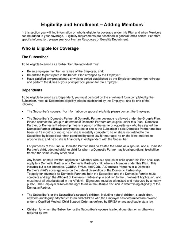 2025 Retiree Indemnity Plan Booklet - Page 92