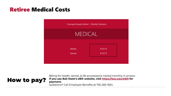 Ball State University Post-65 Retiree Benefits Guide - Page 2