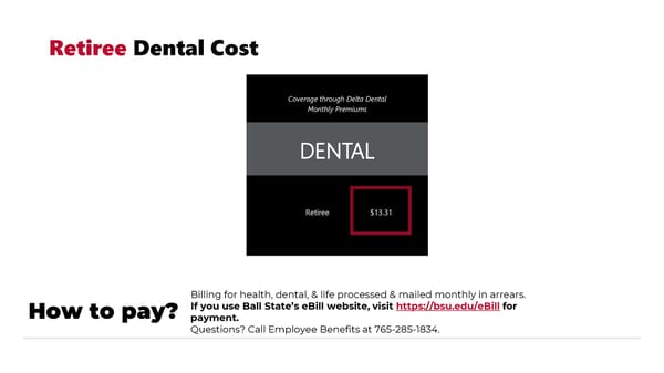 Ball State University Post-65 Retiree Benefits Guide - Page 3